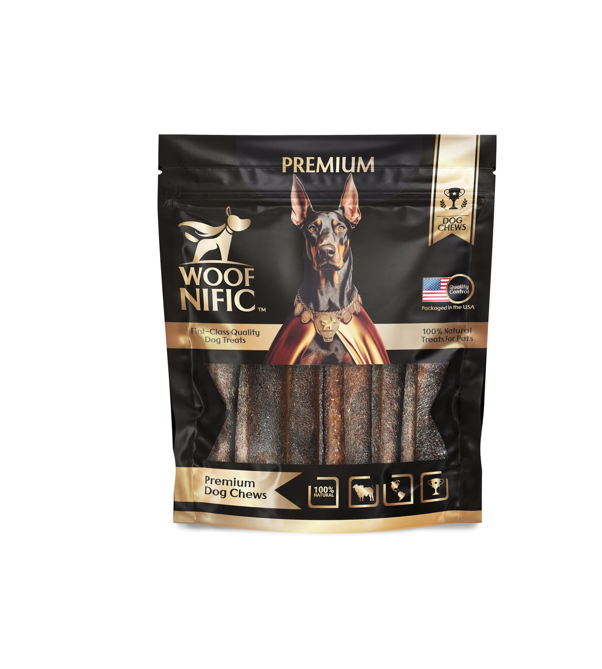 Woof Nific Straight Collagen Bully Sticks